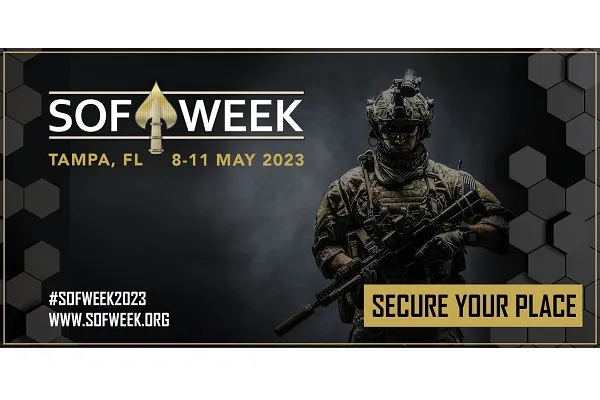 SOF Week Promotional Poster, Tampa Florida. 8-11 May 2023.