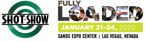 SHOT Show Fully Loaded event poster. January 21-24, 2020. Sands Expo Center | Las Vegas, Nevada