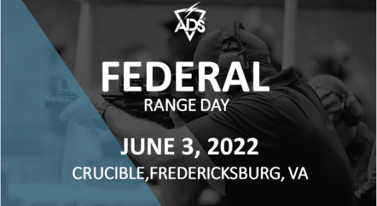 Federal Range Day event poster. June 3, 2022. Crucible, Fredericksburg, VA.