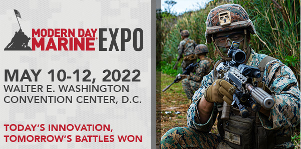 Modern Day Marine Expo, May 10-12, 2022. Walter E. Washington Convention Center, D.C.